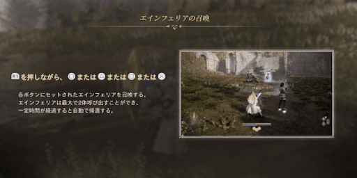 ヴァルキリーエリュシオン_チュートリアル_エインフェリア