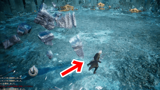 大型特殊ゴーレム_右側にかわす