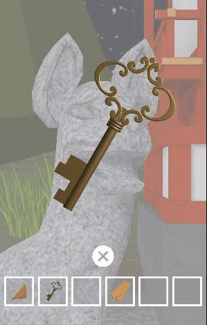 蛍の舞う星月夜_鍵と巻物