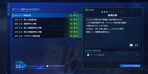 クライシスコア_アイテム合成解放