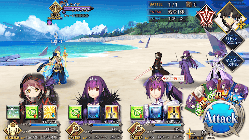 fgo-アストライア島三本勝負_進行度1/4