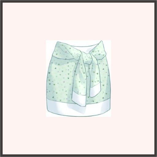 プリントミニスカート（紺）