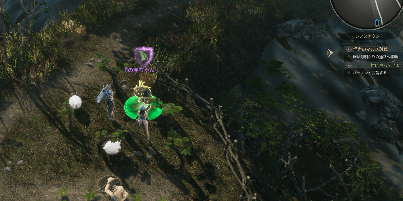 村にやってきた人間の赤ちゃん