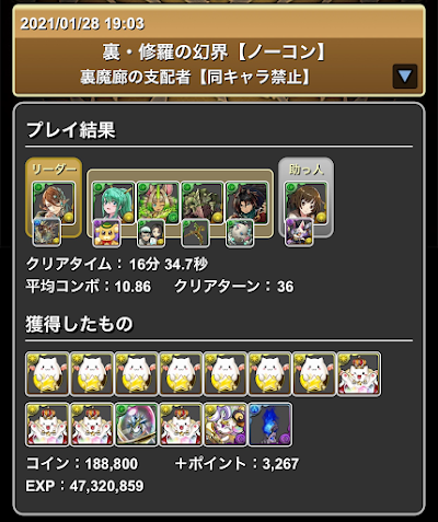 裏魔廊の支配者-アルテミス×撫子パーティ