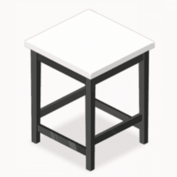 サイドテーブル・モノクロ