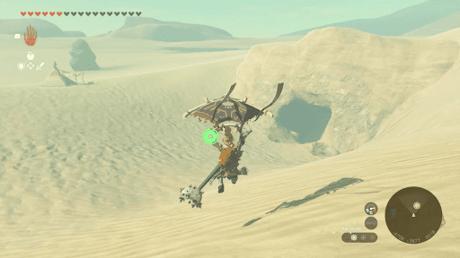 ゲルドの大化石がある洞窟