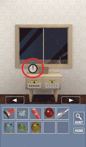 インコ脱出2_水を汲んだスコップ