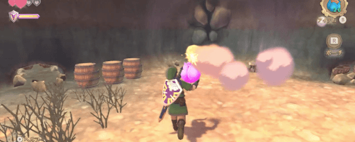 ゼルダSWS_小さな穴から渓谷へ