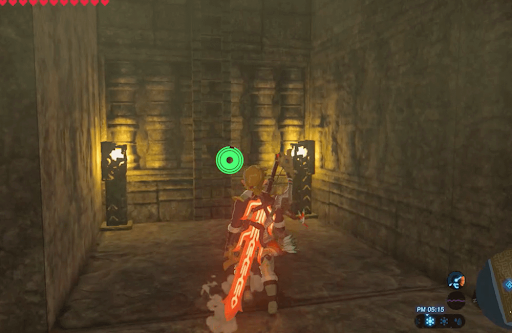 ゼルダBotW_目の前にあるハシゴを登る