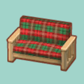 クリスマスチェックのソファＬ