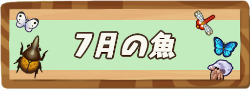 7月の虫一覧