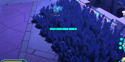 茂みを活用する