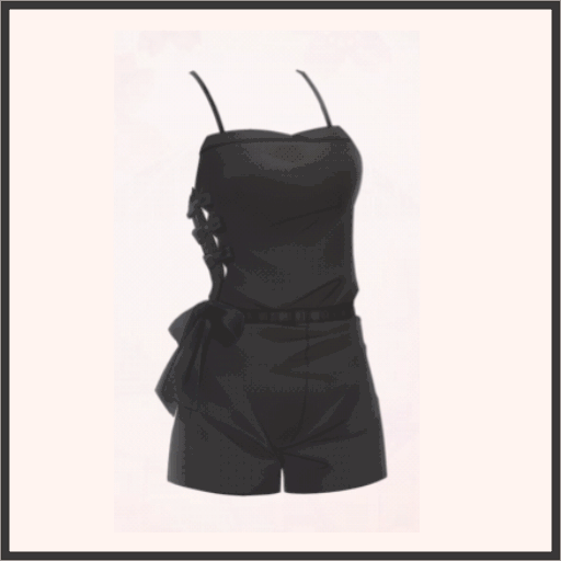 ブラックサロペット