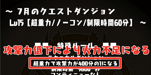 超重力ギミック