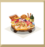 ナイトパーティーのご馳走