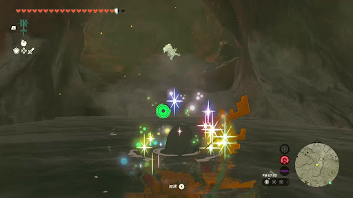 温泉の奥にマヨイがいる