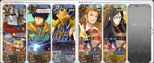 fgo-3ターン低レア編成