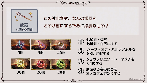 武器関連クイズ