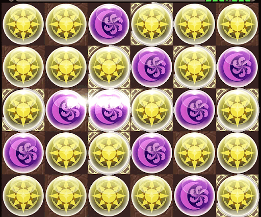 2ターン目パズル後盤面