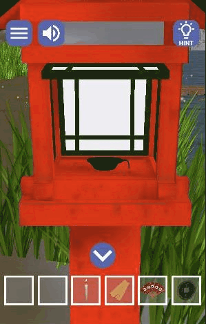 蛍の舞う星月夜_灯篭の色