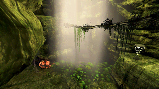 ジャングルの洞窟