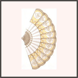 金色の扇子