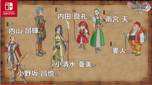 メインキャラ声優