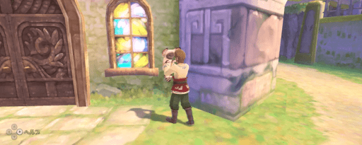 ゼルダSWS_ミーちゃんをホーネル先生に届ける