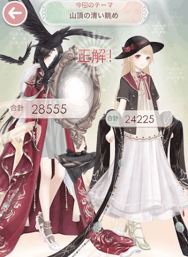 山頂の清い眺め