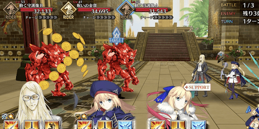 fgo-ゴーストルーム恐るべき宝物庫_バトル1