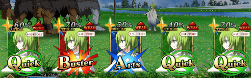 fgo-単騎　スターがばらける