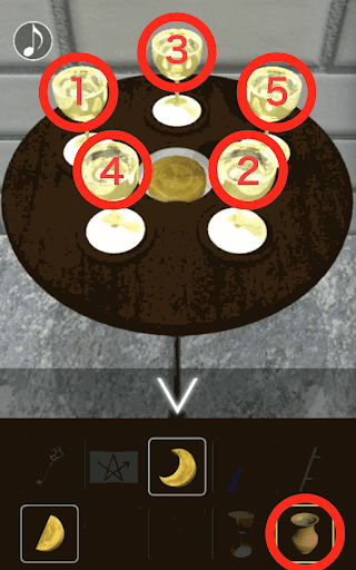 月の見える城からの脱出_ワイングラス