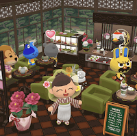 攻略班の和風カフェレイアウトの画像