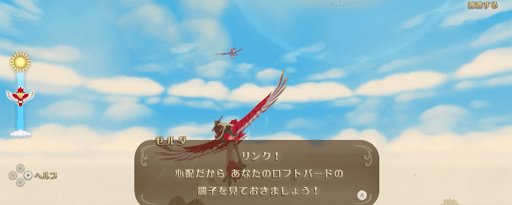 ゼルダSWS_ゼルダから飛行方法を学ぼう