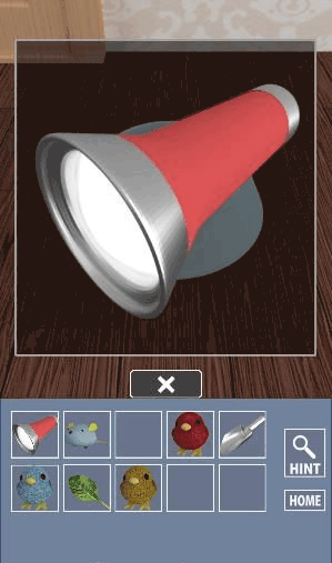 インコ脱出2_電池を懐中電灯に使用