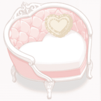 ハートミニソファ