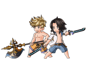 ランスロット&amp;ヴェイン（水着）_初期状態