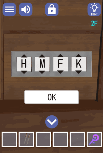 ドラゴンと魔法使いの住む塔_2階_OKを押す