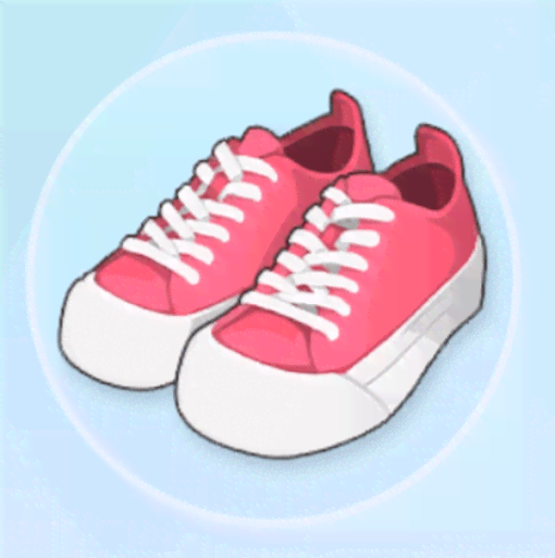 ピンクスニーカー