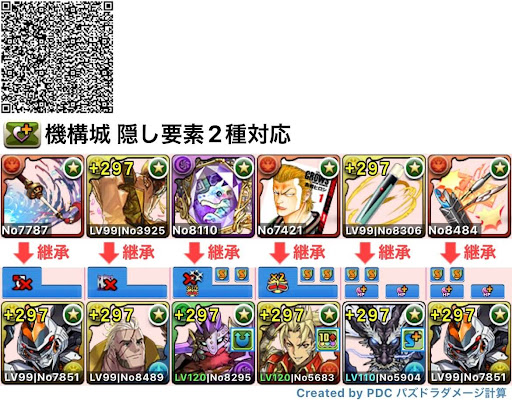 隠し要素対応デイトナ機構城-QRコード