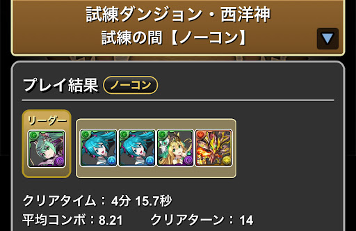 試練アルテミス用-初音ミク攻略パーティ