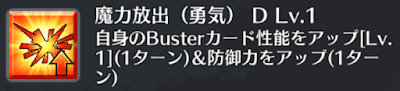 魔力放出（勇気）[D]