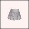 ミニプリーツスカート