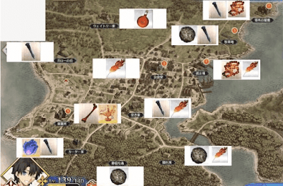 fgo-セイレムフリクエドロップMAP