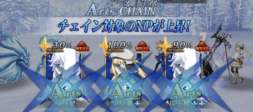 fgo-アーツチェイン