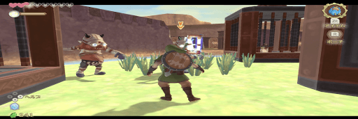 ボコブリン2体を倒して檻を開ける