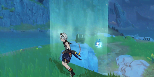 マップに表示された場所で宝箱を探す