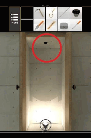 閉じ込められた友人_延長コードの入手