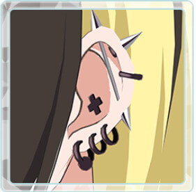 【コメティックノート】斑鳩ルカのイヤリング