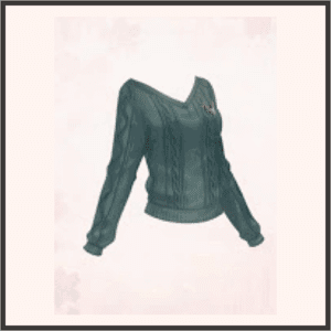 ニットセーター（緑）